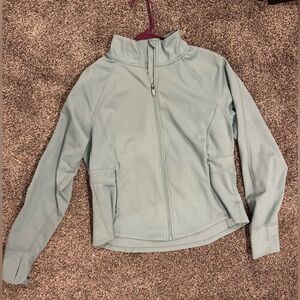 New Women's Teal Athletic Zip Up Jacket with Tags